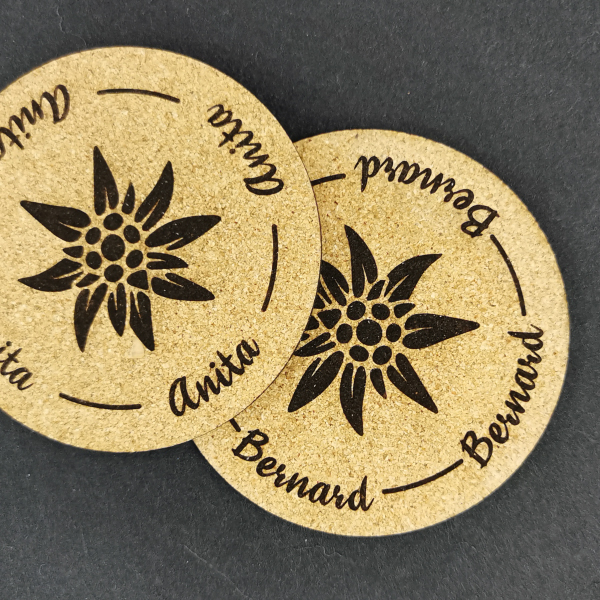 Sous-verres Edelweiss – Image 2